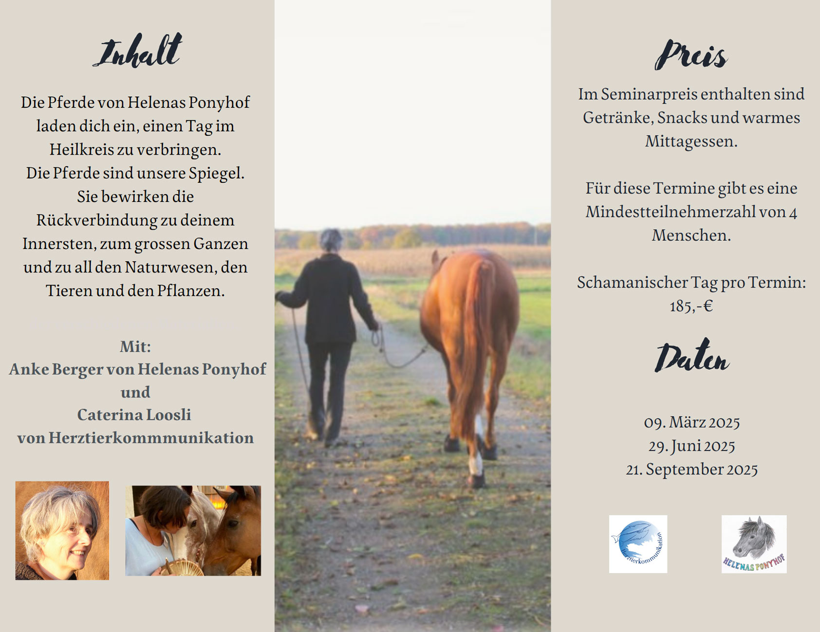 Schamanischer Tag mit Pferden